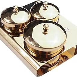 Enakshi® 3 Pieces Nail Art Dappen Dish Compact with Lid for Nail Design Tool Home Use Gold plating|Health & Beauty | Nail Care, Manicure & Pedicure | Nail Art Accessories-image-75