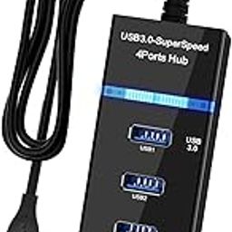 Zebion Pronto 302U 4 Port USB 3.0 Hub, Hi-Speed Data Transfer, LED Indication, 1.2m Cable, Backward Compatible, Multi Device Connection, Plug & Play, Glossy Finish and Lightweight Design-image-17
