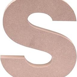 Little Birdie MDF Alphabet - S, 5.2inch X 6inch | Big Size MDF Alphabets for Art and Craft | MDF Cutouts for Lippan Art, Resin Art, Wall Decoration, DIY Craft, Painting | MDF Wooden Alphabet Letters-picture-11
