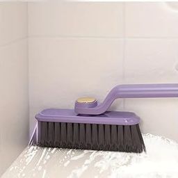 360 Degree Rotating Multi-Function Bathroom Cleaning Brush, Tiles Cleaning Brush, Hard Bristle Rotating Crevice Gap Cleaning Brushes for Bathroom, Kitchen Sink Floor Cleaner Brush-22