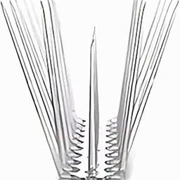 TRUEMMERCE Bird Spikes, Anti-Pigeon Deterrent Strips with Double-Sided Tape, 10 Pieces, for AC Units, Balcony, Windows-19