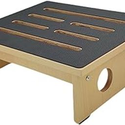 UJEAVETTE Wooden Step Stool 331 lbs Elderly Non Slip Footrest for Bedside Door Outdoor Height 13.5 cm-image-47