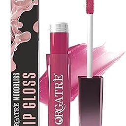 Orgatre Moodbliss Lip Gloss | Instant Shine & Glossy Finish | Hydrating Lip Gloss for Girls & Women | Perfect for Everyday & Party Look | 2.5ml (Muted Violet, 2.5 ML)-image-10