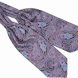 Empire Purple Paisley Cravat For Men-image-45