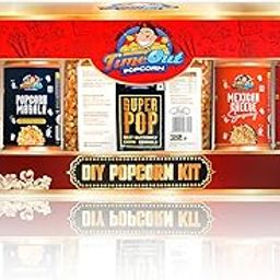 TimeOut DIY Popcorn Kit | Healthy Snacking | Whole Kernels with 4 Signature Seasonings | Maize (400g), Popcorn Masala (75g), Mexican Cheese (50g), Spicy Cheese (50g), Sour Cream N Onion (50g) (Popcorn Kit, 4 Flavour Seasoning)-image-7
