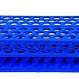 Test tube stand 3 TIER 16 mm X 62 Holes Polypropylene made (Pack of 1) for chem Lab-16