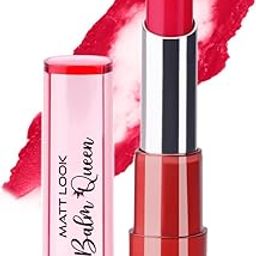 MATT LOOK balm Queen Hydrating Lip Shine for dry & chapped lips With Vitamin E, Shea Butter and Green Tea leaf Extract, Lip Proection and nourishment, 2.7g - Super Strawberry-image-14