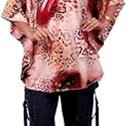 Women's Printed Tunic Kaftan, Short Caftan Top| Free Size-image-55