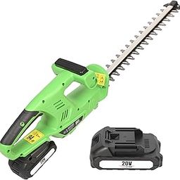 GIGAWATTS 20V Cordless Hedge Trimmer with 1.5Ah Battery 1300 RPM No-Load Speed 22 Inch Dual Action Blade Handheld Grass and Plant Cutter Lawn Scissors for Garden-picture-14