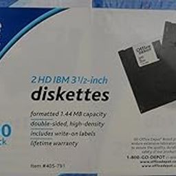 3.5in. Bulk Diskettes, IBM Format, DS/HD, Black, Box Of 100, 41208-image-77