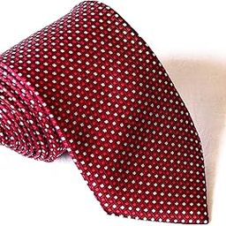 Men's Wine Red Color 4 Piece Set (Woven Jacquard,Microfiber- Neck tie,Pocket square,Tie pin,Cufflinks)-image-110
