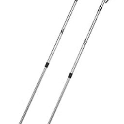 Trekking Poles Aluminum Alloy Hiking Poles for Trekking Climbing Snowshoeing Silver| Sports Equipment | Outdoor Sports Gear | Exercise Gear-image-18