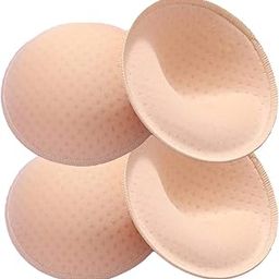 Bra Insert Pads 2 Pairs,ONDY Round Breast Enhancers,Invisible Bra Push Up Pad for Yoga Sports Bra-image-2
