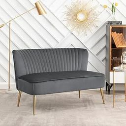 Homevibes Loveseat Sofa, 2-Seater Living Room Sofa, Best in buitin Quality, Perfect for Side seatings, 2 Seater Sofa, loveseats (Stonecrest, Grey)-image-84