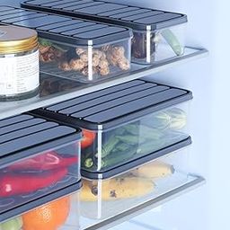 SWIFTHOME Air Tight Plastic Storage Containers Set for Kitchen | Pantry Organizers Kitchen Accessories Items,Fridge Storage Boxes | Leak-Proof, Durable, and Space-Saving (1200 ML, 6) (6)-image-25
