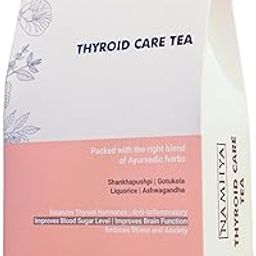 Namhya Thyroid Care Green Tea (25 tea bags) for Hypothyroidism | Herbal Tea | Loaded with Natural Ayurvedic Herbs to Restore healthy T3, T4 levels (helps sleep, weight management) | 100 Gram-picture-19
