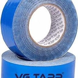 VG TARP Weatherproof Tarp Patch Resistant 2INCH X 50MTR Long Highly Bonded Blue Tarpaulin Repair Tape for Multipurpose-image-51