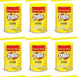 Dibs stacks (Pack of 6, 45 GM Each) Classic Salted Potato Crisps Chips On the Go Adventure, Crunchy Healthy and Tasty Chips, Snacks Chips-image-81