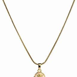 Gold Plated Rose Flower Pendant Necklace for Women & Girls | Vintage Anti-Tarnish Stainless Steel Chain | Waterproof Stylish Neckpiece for Gifting, Party-image-78