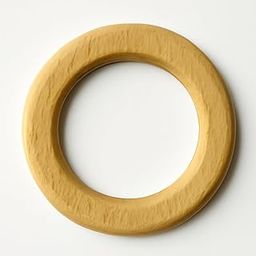 Beebox Wooden Baby Teether – Natural Non-Toxic Teethers (Round)-image-91