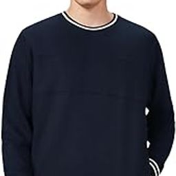 Men Solid Polycotton Regular Fit Full Sleeves Pullover Sweatshirts-image-44