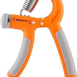 Husky Adjustable Hand Grip Strengthener, 5-60 kg Resistance Range, Orange and Grey-image-83