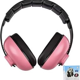 Baby Noise Cancelling Headphones, Ear Protection Earmuffs Noise Reduction for 0-3 Years Kids/Toddlers/Infant, for Babies Sleeping, Airplane, Concerts, Movie, Theater, Firework (Rose Red)-image-7