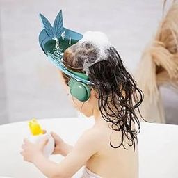 FreshDcart FDCA673 Adjustable Safe Soft Bathing Baby Shower Cap Baby Wash Hair Cap with Eye Ear Protector Hat For Toddler, Baby, Kids, Children (Multicolor,Pack of 1)-image-77