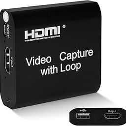 Microware Video Capture Card, HDMI Video Game Converter with Loop Out, HDMI to USB Capture Device Support Full HD 1080P Video for Gaming, Streaming, Teaching, Video Conference, Live Broadcasting-8