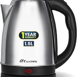 Sizzle Electric Kettle for Boiling & Hot Water | 1.5 Litre | Inner Lid Stainless Steel | 0.26mm thick SS body | Copper wiring for 1500W | Auto cut off-image-66