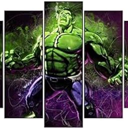 DivineDesigns™ Hulk Roars Pieces Sticker (Size :- 89 X 56 cm) | Wall Sticker for Living Room/Bedroom/Office and All Decorative Stickers-image-22