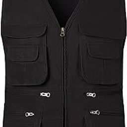 Men's Fishing Waistcoats Multi Pocket Outdoor Vest Safari Hunting Hiking Vest Jacket Breathable Photography Top-image-72
