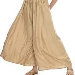 Rayon Siroski Work Free Size Sharara Palazzo-image-24