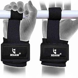 XSAW Weight Lifting Straps Wrist Support for Heavy Weightlifting, Crossfit, Bodybuilding, MMA, Powerlifting, Strength Training, Suited for Both Men and Women (Pair)-image-29