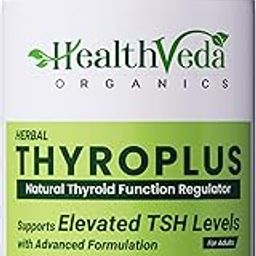 Health Veda Organics Thyroplus Supplement - Rapid Action Formula – Kanchanar - Harad - Baheda - Amla-Sounth - Supports Thyroid Health –Healthy Cellular Metabolism - 60 Capsules-18