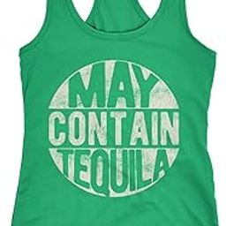 Womens Fitness Tank May Contain Tequila Tanktop Funny Tequila Drinking Racerback-image-33