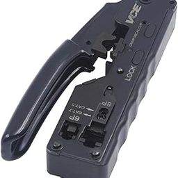 VCE GJ669BK RJ45 Crimp Tool，Ethernet Crimping Tool for Cat5 Cat6 Cat6A Cat7 Connector & RJ11 RJ12 Telephone Plug-23