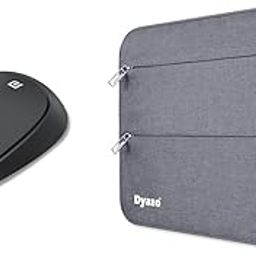 Portronics Combo Toad 23 Wireless Mouse with 2.4GHz, USB Nano Dongle, Optical Orientation, Click Wheel(Black) withDyazo Water Resistant Laptop Sleeve for 15 15.6" Inches laptops & Notebooks Grey-image-100