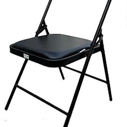 The Yogis Iyengar Yoga Chair with Cushion Seat | Backless Chair for Iyengar Yoga | Capacity: 150kg | (Black)-image-27