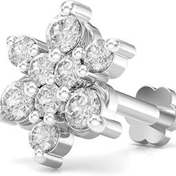 925 Sterling Silver 18K Gold Plated Trio Circle Nose Pin for Women and Girls | With Certificate of Authenticity and 925 Stamp-image-105