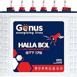 Genus 150AH Inverter Battery GTT175 Hallabol Tall Tubular with 60-Month Warranty - Best Choice for Home, Office & Shops - Recyclable-picture-16