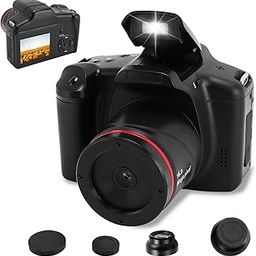 Compact Digital Camera, 16MP HD Digital Camera for Photography with 180 Degrees Flip Screen, Portable 16X Digital Zoom Camera with Magnifier for Traveling Outdoor Recording-30