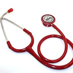 Adult Stainless Steel Stethoscope - Ultima 111- Red Colour-image-16