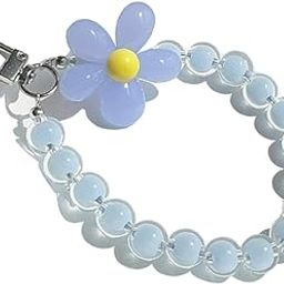 KHOLAD Mobile Phone Strap Pearl Beaded Flower Bracelet Creative Hanging Rope Keychain Anti-Lost Phone Case Lanyard Girl Women's Wrist Strap Phone Charms-picture-19