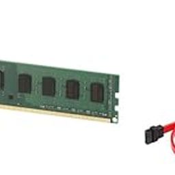8GB DDR3 Desktop RAM 1600MHz Support FRONTECH-H61- FT-0470 LGA 1155 Socket Mother Boards (3 Years Warranty)(Double Side 8 * 2 = 16 IC) Free SATA Cable and Desktop Power Cable-26