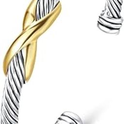 Bracelet Designer Brand Inspired Antique Women Jewelry Cross Cable Wire Bangle Christmas Day Gifts Bracelet for Women Girls-image-61