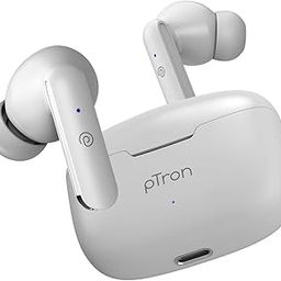 pTron Basspods P81 in-Ear Wireless Earbuds, Pristine Sound, 32Hrs Playtime, Clear Calls TWS Earbuds, Bluetooth V5.1 Headphone, Type-C Fast Charging, Voice Assist & IPX4 Water Resistant (White)-18