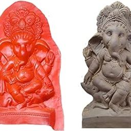 Babul idol workshop B56 Ganesh Mold for Making Idol | 1 feet 4 inch Hight Ganesh Idol Making Mold | Eco Friendly Ganesh murti Making DIY kit and Powder-image-52
