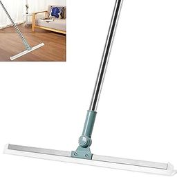 KESI ORNAMENTS Slim Floor Wiper Squeegee Broom for Floor, Heavy Duty Floor Squeegee with Long Handle Adjustable Telescopic Pole, Floor Wiper for Home Bathroom Tile Marble Glass Window Cleaning-19