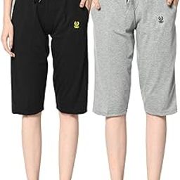 Regular Fit Women Capris(Pack of 2-MACK633100)-image-84